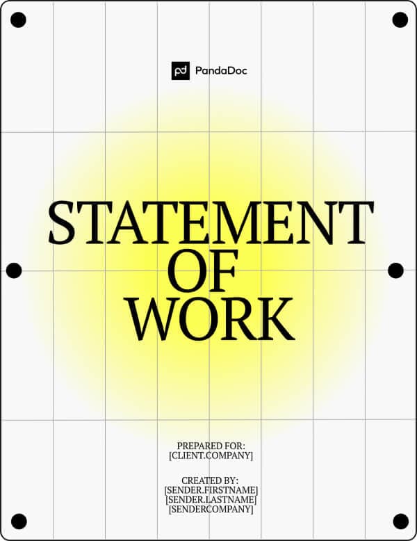 A simple statement of work template