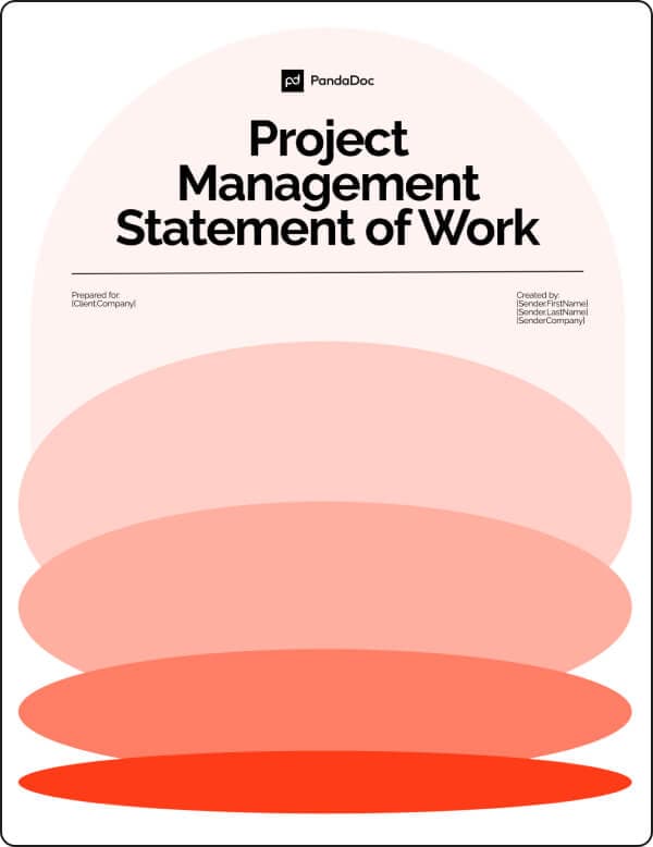 Project management SOW template