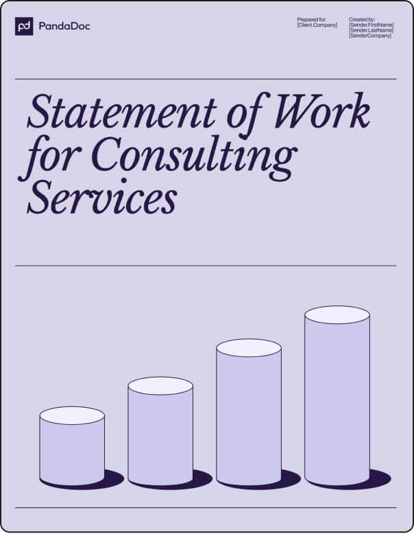 Sample statement of work for consulting services