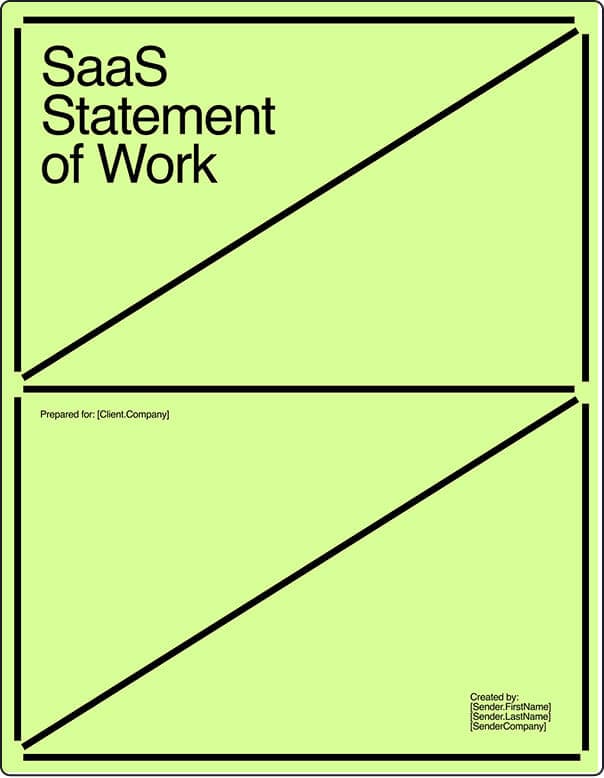 SaaS SOW template