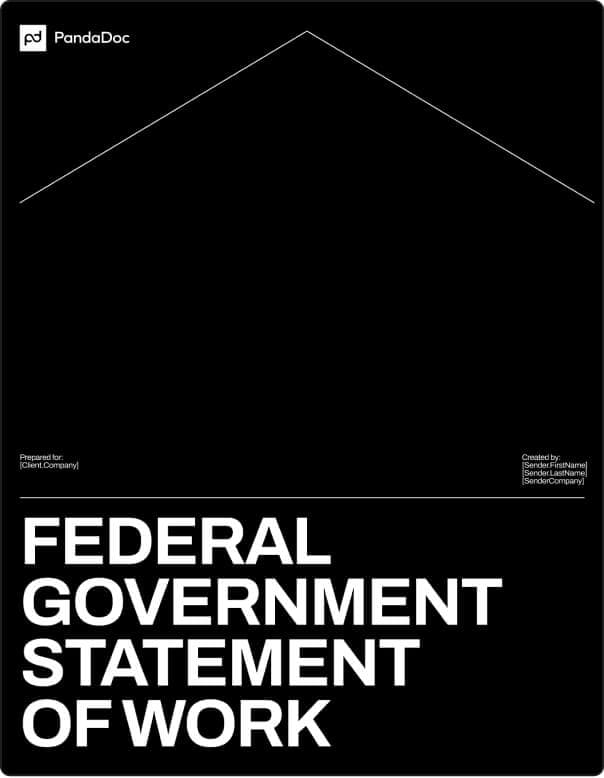 Federal government statement of work template