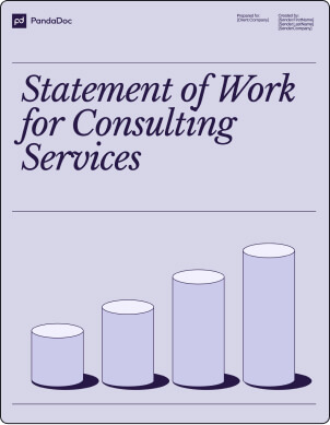 Sample statement of work for consulting services